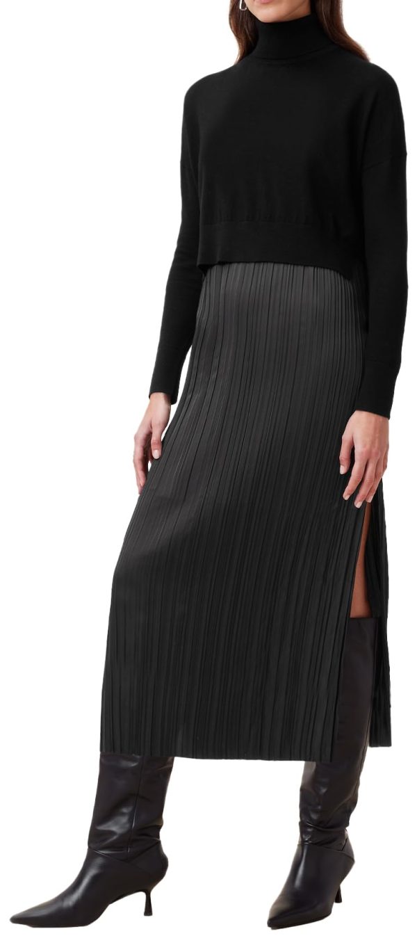 Black turtleneck knit dress - Image 7